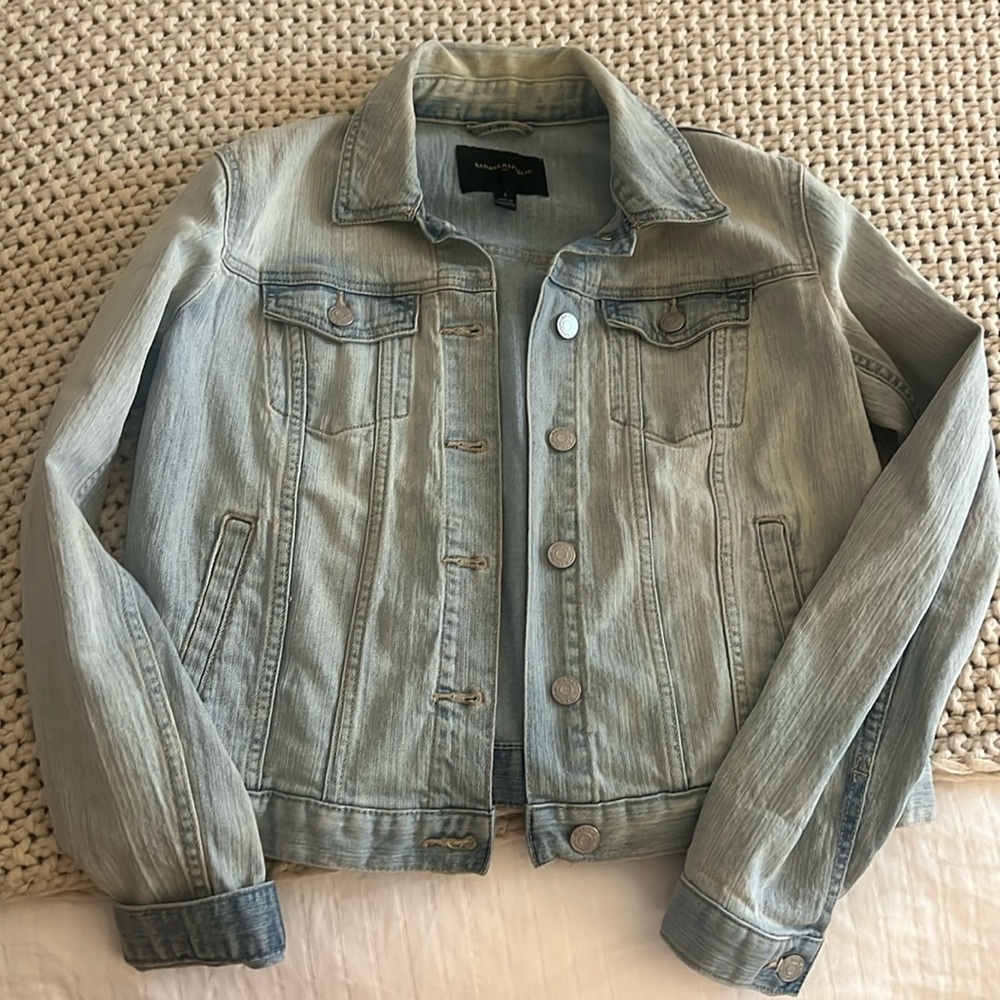 Light wash denim jacket